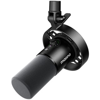 Micrô động Maono PD300X XLR / USB Chế độ kép Podcast Mic ghi âm phòng thu chuyên nghiệp với ứng dụng liên kết Maono, 192kHz / 24bit, Giảm tiếng ồn, tăng Mic, giám sát và tắt tiếng