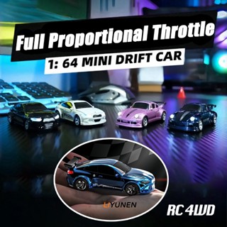 1: 64 4WD MINI RC Xe Tỷ Lệ Tay Ga Lái Điều Khiển Từ Xa Trôi Xe Để Bàn Đua Xe 2.4G Mô Phỏng Đồ Chơi Mô Hình Bé Trai Gif