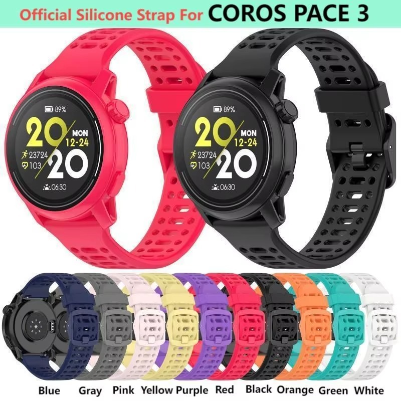 Dây Đeo Silicon Cho Coros Pace 3 Đồng Hồ Thông Minh Dây Đeo Tay Vòng Tay Pace3 Thay Thế Dây Đeo Tay 
