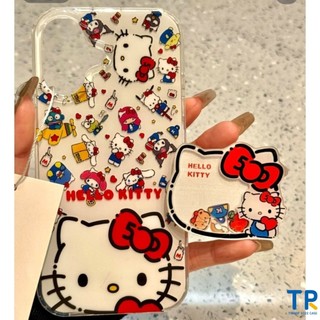 Ốp điện thoại mềm hình hoạt hình ngọt ngào dễ thương Bowknot HelloKitty cho Redmi 14C 13 10C 9A 9C A1 9 10A A2 10 9C NFC Note 13 12 9 10s 10 11 8 11s Pro Plus POCO C61 M3 X5 X6PRO