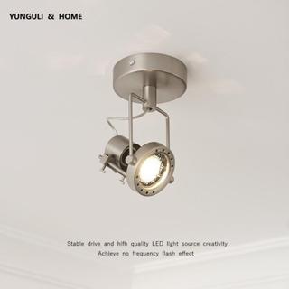  Retro phong cách công nghiệp theo dõi đèn sân khấu GU10 thương mại quán cà phê quần áo cửa hàng đèn LED đường ray downlight 
