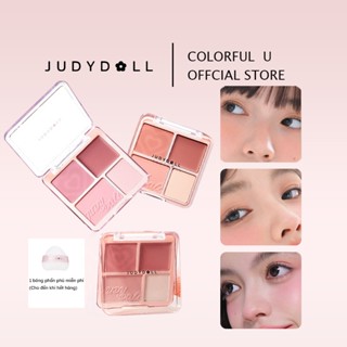 Judydoll Bảng màu má hồng và highlight tất cả trong một Kem má hồng