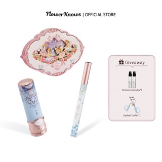 Flower Knows Bộ trang điểm mắt năm mới Son môi Bảng phấn mắt Bộ bút kẻ mắt