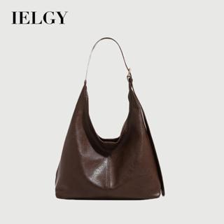IELGY Commuter Retro Cổ Điển Dung Tích Lớn Túi Tote Sinh Viên Đại Học Kết Cấu PU Túi Đeo Vai Phù Hợp Với