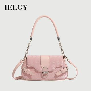 Túi đeo nách IELGY Màu Melade Retro Khóa Flap Túi đeo vai Túi đi lại