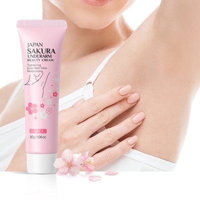 Kem dưỡng trắng sáng vùng da dưới cánh tay LAIKOU chiết xuất hoa anh đào làm mịn nếp nhăn 30g