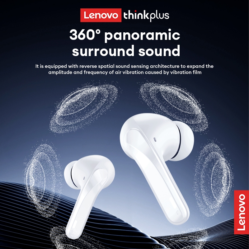 Tai nghe Bluetooth Lenovo XT52 HIFI Độ phân giải cao Chất lượng âm thanh Chơi game có độ trễ thấp có Mic Music | BigBuy360 - bigbuy360.vn