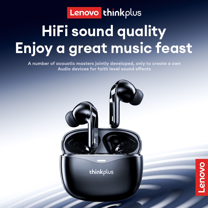 Tai nghe Bluetooth Lenovo XT52 HIFI Độ phân giải cao Chất lượng âm thanh Chơi game có độ trễ thấp có Mic Music | BigBuy360 - bigbuy360.vn