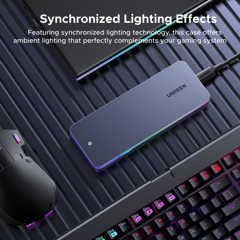 Hộp đựng ổ cứng SSD UGREEN 20Gbps M2 M.2 NVMe SATA SSD Enclosure Adapter USB 3.2 Gen2 | BigBuy360 - bigbuy360.vn