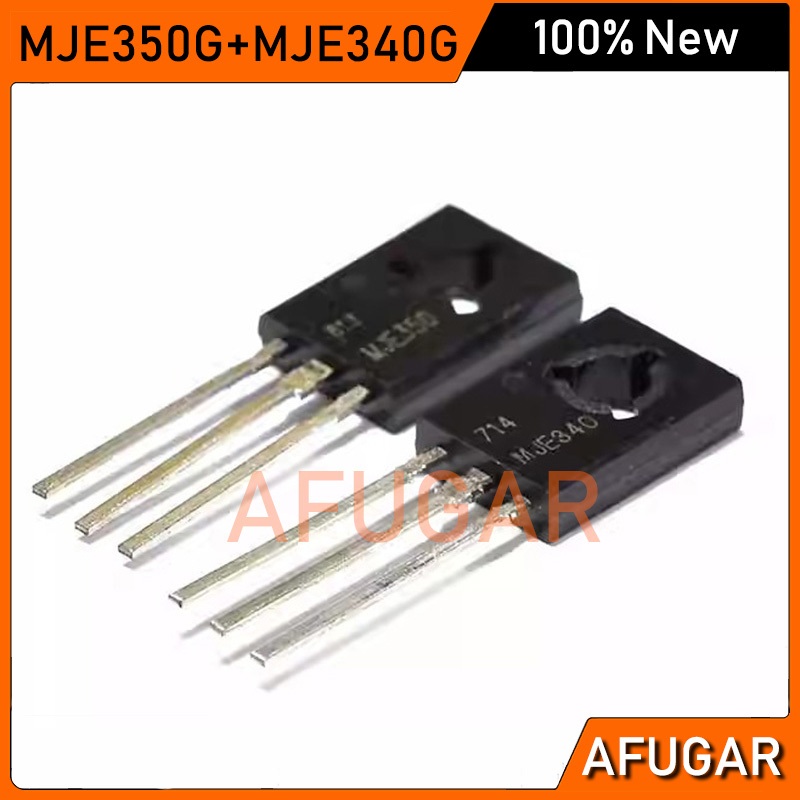 5 Cặp (5 CÁI MJE340 + 5 CÁI MJE350) TO-126 KSE340 KSE350 TO126 ống khuếch đại nguyên bản mới