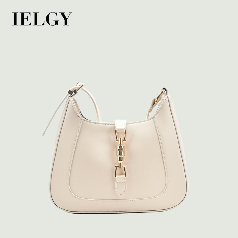 IELGY Túi đeo nách thời trang thủy triều vuông ngang có túi baguette cầm tay phong cách phương Tây cao cấp