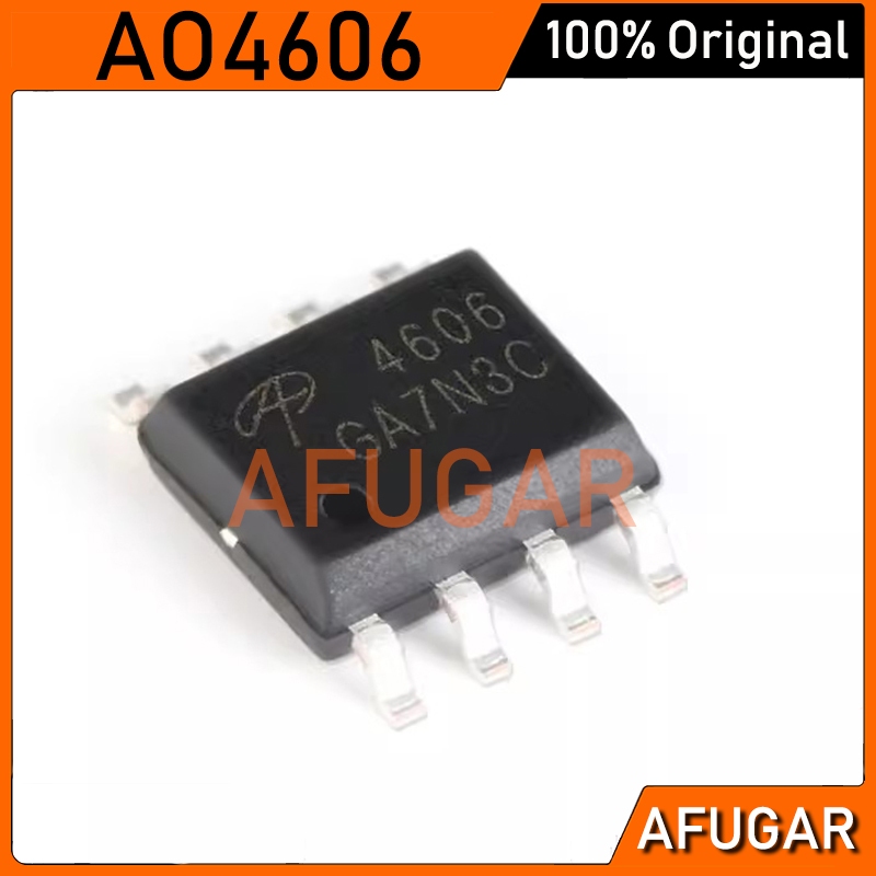 10 Cái 4606 SOP-8 AO4606 SOP8 SMD N + P kênh 30V MOSFET IC gốc mới