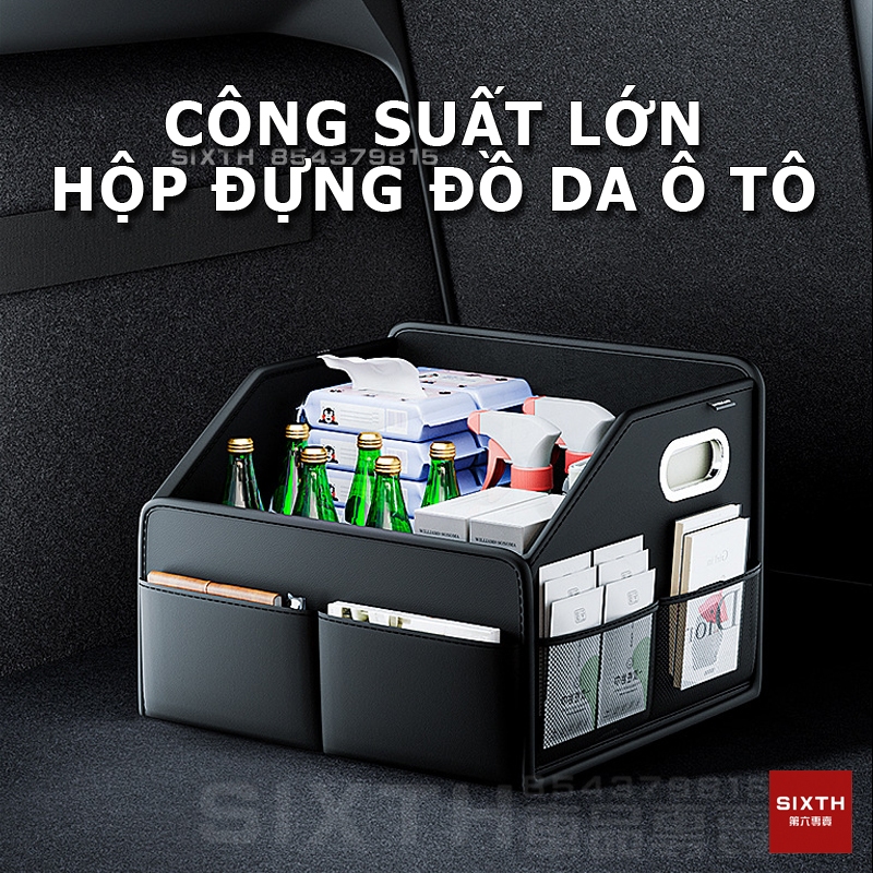 Hộp Bảo Quản Ô Tô thùng chứa đồ ô tô thùng gấp gọn ô tô hộp cốp xe ô tô hộp đựng đồ gấp gọn hộc để đ