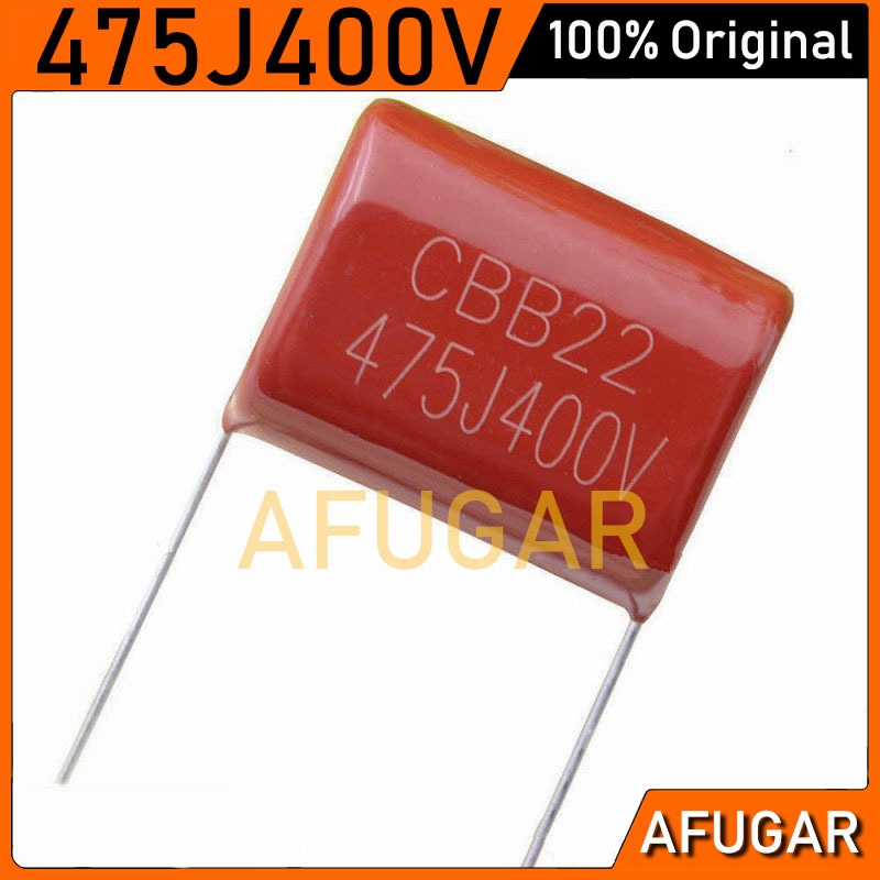 5 Chiếc CBB Tụ Điện 475J400V 475K400V 475J 475K 400V 475 4.7uF CBB21 CBB22 400V475J 400V475K Kim Loạ