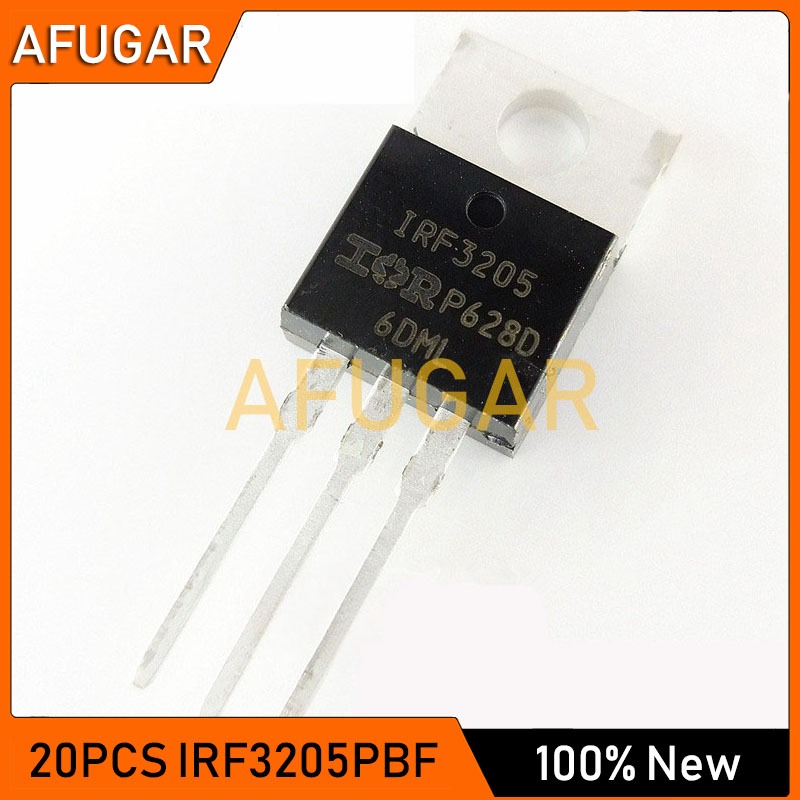 20 Chiếc IRF3205PBF TO220 IRF3205 IRF 3205 TO-220 Điện MOSFET Transistor Mới Ban Đầu