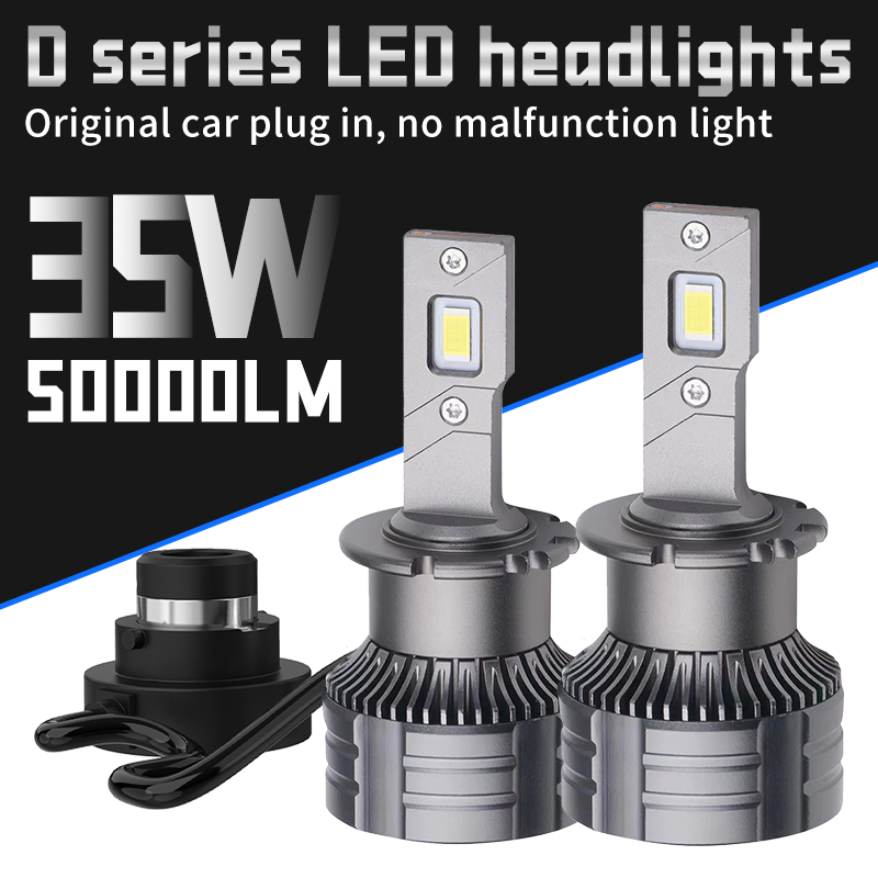 Đèn pha LED D2S D4S HID Đèn ô tô D3S D1S D4R D5S D1R D2R d8s Turbo 6000K Trắng Plug & Play 12V 24V