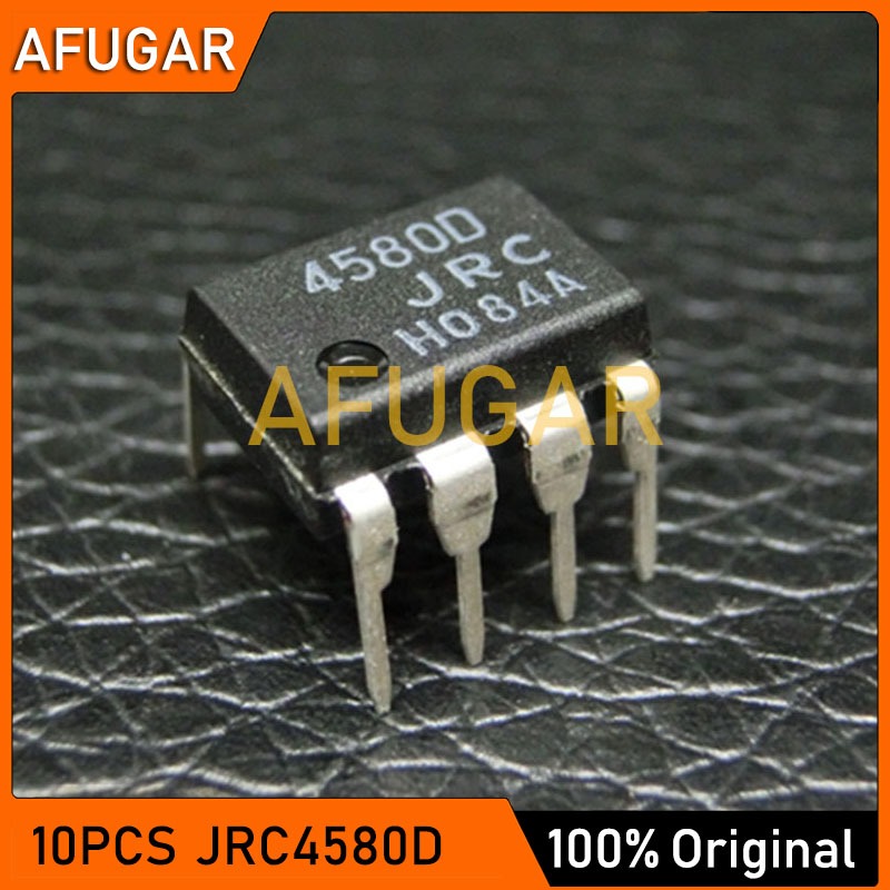 10 Chiếc Chính Hãng NJM4580D DIP-8 JRC4580D NJM4580 JRC 4580D DIP8 Dual Op Amp IC Mới Ban Đầu