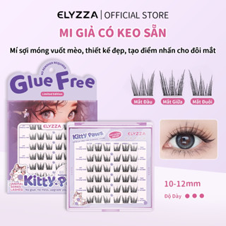 Mi Giả Keo Sẵn ELYZZA - Mi Sợi Móng Vuốt Mèo Không Cần Dùng Keo, Dài 10-12mm, Siêu Nhẹ & Tự Nhiên