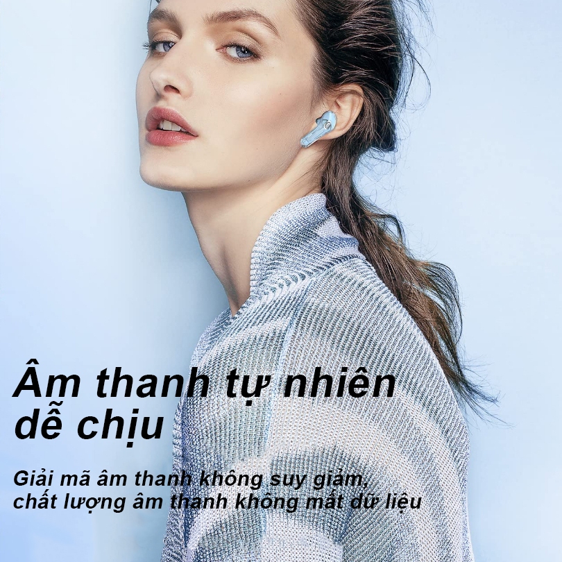 Tai nghe Bluetooth SPRISE T8 TWS không dây cao cấp  đầy màu sắc có dây buộc/vỏ/đèn LED HiFi khử tiếng ồn nhét tai trong suốt Điều khiển cảm ứng | BigBuy360 - bigbuy360.vn
