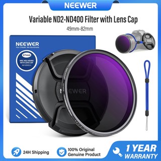 Bộ lọc ND biến thiên NEEWER 67mm ND2-400 MRC có nắp ống kính & vải làm sạch