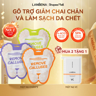 Mặt Nạ Chân Lanbena Dạng Lột Tẩy Tế Bào Chết Chăm Sóc Chống Nứt Nẻ/Mặt Nạ Tay Dưỡng Sáng Làm mềm Cấp ẩm Hiệu Quả  ủ da chân
