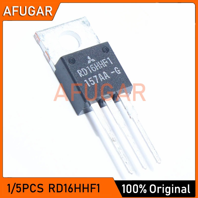 5 Chiếc 1 Chính Hãng RD16HHF1 RD16HHFI-101 TO-220 30 MHz / 16W Ống Tần Số Cao Thông Thường Và Mới Ch