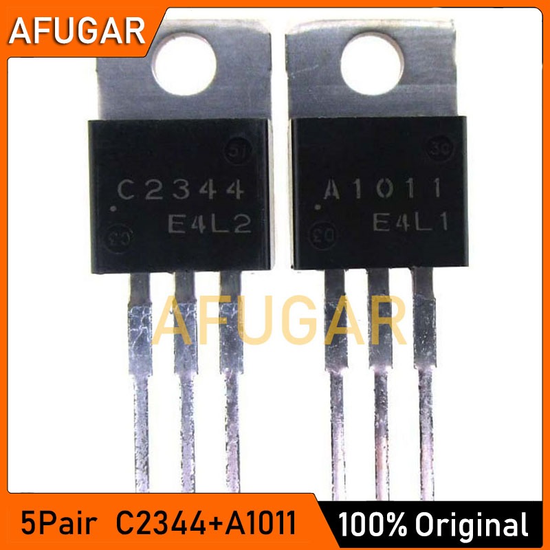 5 Cặp (5 chiếc C2344 + 5 CÁI A1011) TO220 2SC2344 2SA1011 TO-220 bộ khuếch đại cặp ống