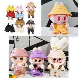 15cm 17cm Labubu V1 V2 quần áo treo quần cho bé Ba Macaron Thỏ dễ thương & Búp bê Liila Phụ kiện