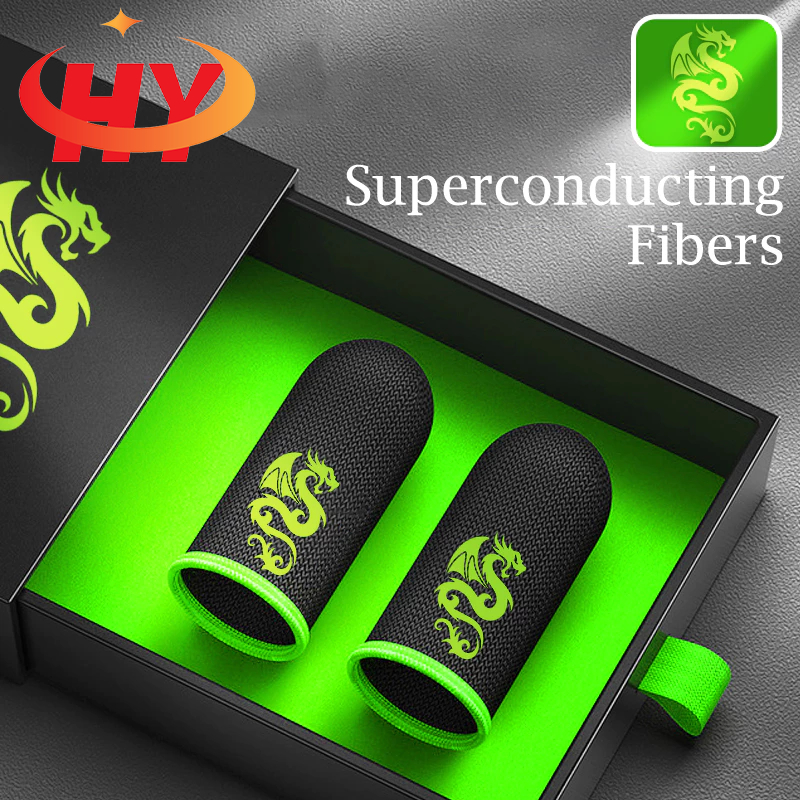 Hy Fly Dragon Gaming Ngón Tay Tay Thoáng Khí Đầu Ngón Tay Cho PUBG Trò Chơi Di Động Màn Hình Cảm Ứng Ngón Tay Cots Bao Da Cảm Ứng Di Động Nhạy Cảm COD