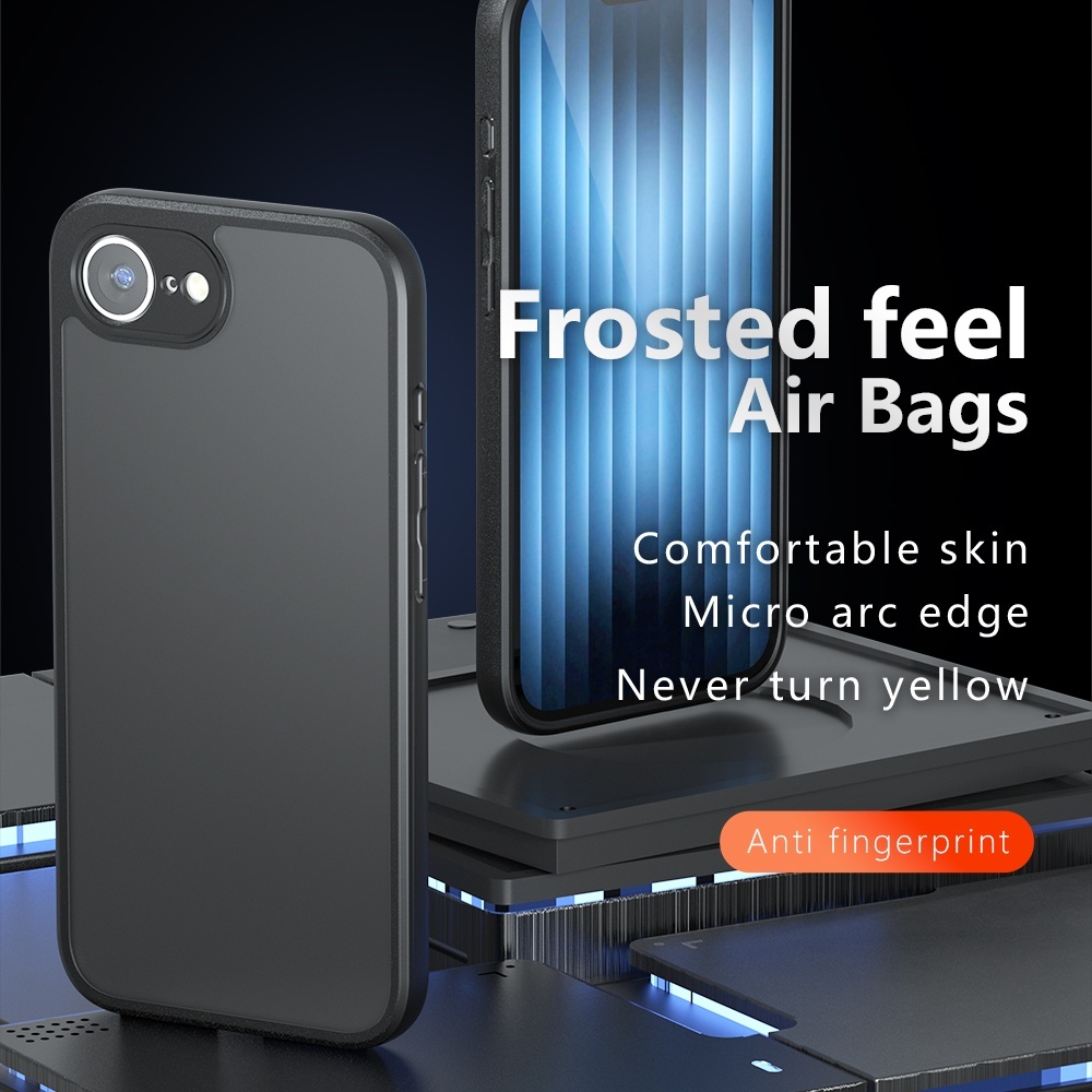 Ốp Lưng Cứng Từ Tính Trong Suốt Cho iPhone 16E 17E iphone16E Vỏ Điện Thoại PC