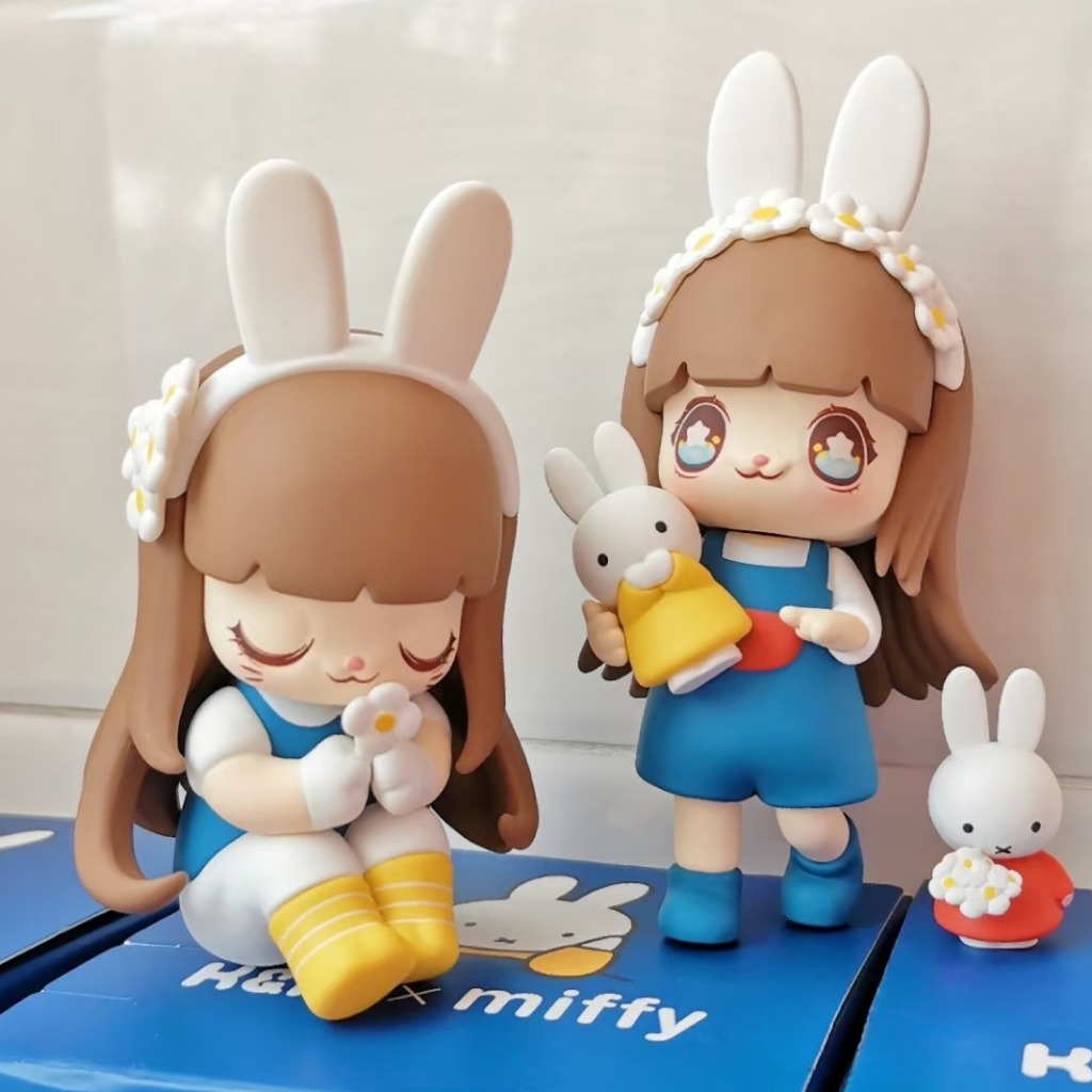 [Chính hãng] 52TOYS Kimmy & Miki Miffy New Friends Series Blind Box Doll Cut Trend Play Quà tặng bất