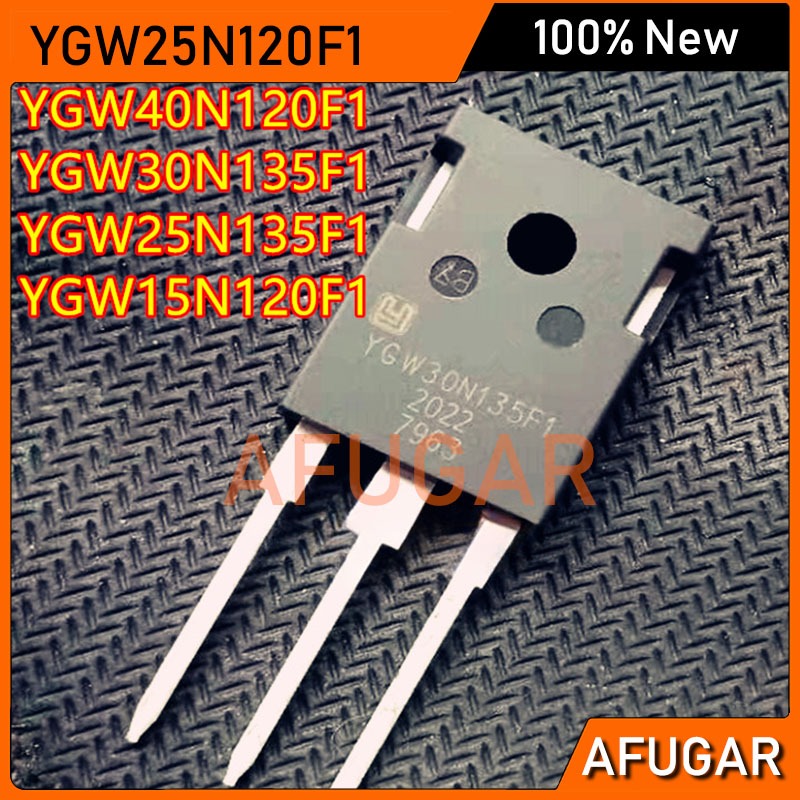 2 CÁI YGW25N120F1 YGW15N120F1 YGW25N135F1 YGW30N135F1 YGW40N120F1 TO247 15N120 1200V / 15A IGBT Tran