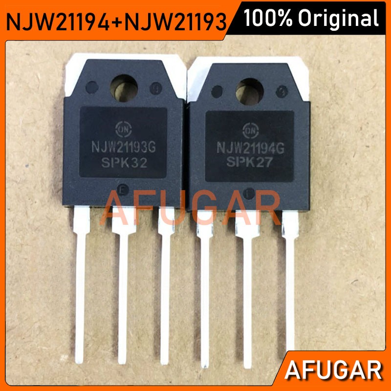 1 Cặp Chính Hãng (1 Cái NJW21193G + 1 Cái NJW21194G) NJW21193 NJW21194 TO-3P 16A 250V 200W PNN PNP S