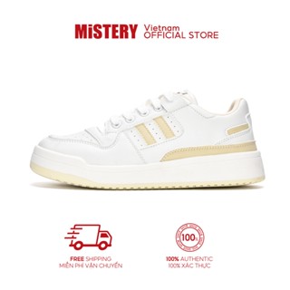  MiSTERY Giày Thể Thao Nữ Màu kaki MODEL CLOUD 3cm Tăng Chiều Cao MIS-701 