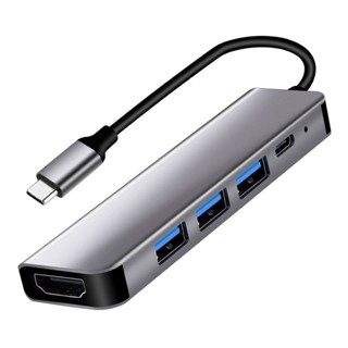 Bộ chuyển đổi Thunderbolt 3 USB Type C Hub HDMI 4K tương thích hỗ trợ Samsung Dex chế độ USB-C Dock với PD cho MacBook Pro / Air 2021