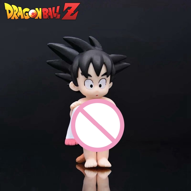 11cm Dragon Ball Z Trẻ Em Son Goku Đi Tắm Nhân Vật Hành Động PVC Mô Hình Trẻ Em Quyến Rũ Bộ Sưu Tập 