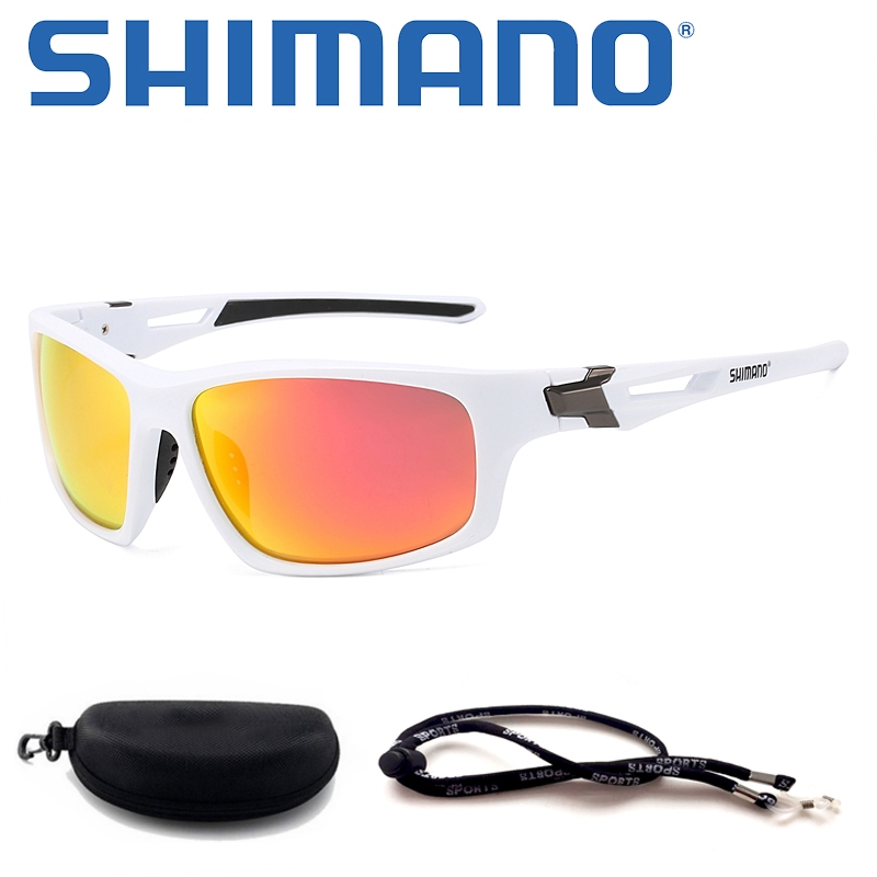 Shimano Kính Mát Phân Cực Lái Xe Cắm Trại Đi Bộ Đường Dài Câu Cá Thể Thao Ngoài Trời UV400 Kính Mắt 
