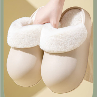 Dép Lông Nữ Dép Đi Trong Nhà Mùa Đông Đế Cao Su Lót Lông Tháo Ra Được