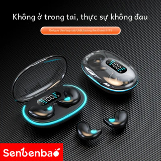 X55 Tai nghe ngủ vô hình có thiết kế chống mồ hôi chống nước Tuổi thọ pin dài Senbenbao  Âm thanh trong suốt pha lê - Hoàn hảo để chạy bộ, tập thể dục và sử dụng hàng ngày