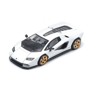 Poprace PR640117 1 / 64 Lamborghini Countach LPI 800-4 Bianco Siderale Diecast Cân Xe Mô Hình
