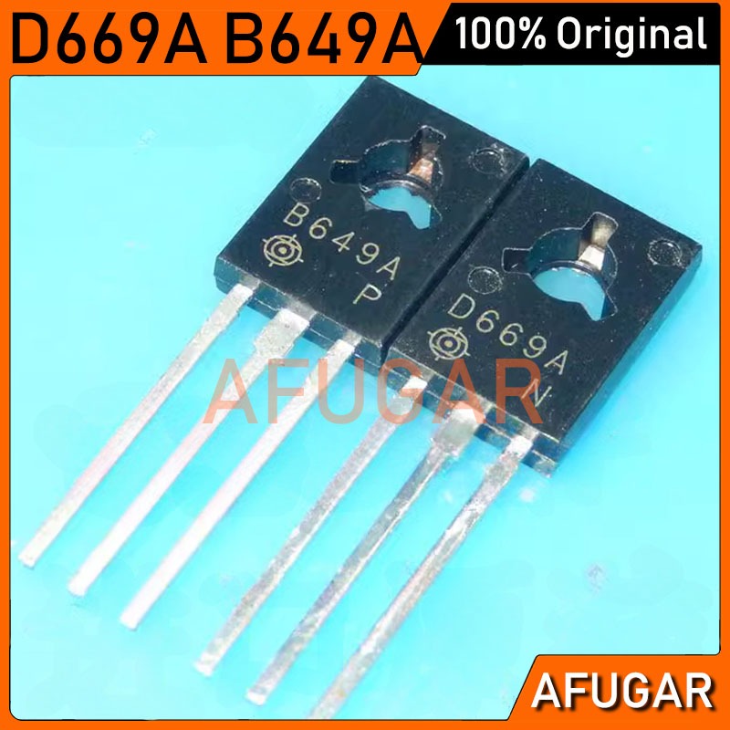 10 Chiếc Chính Hãng 2SB649A 2SD669A TO126 2SB649A 2SB649A B649A D669A TO-126 Âm Thanh Transistor Mới