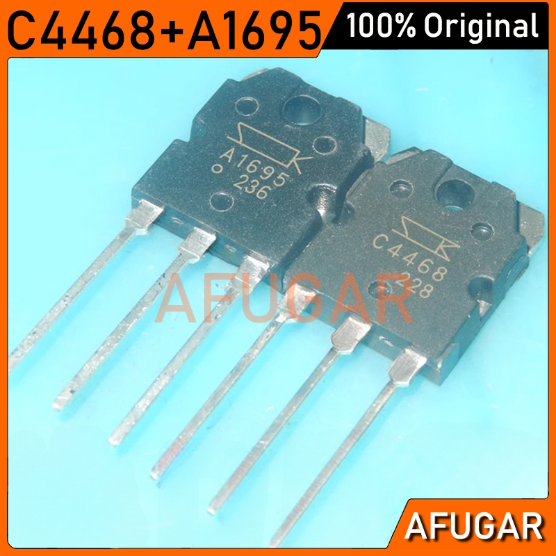 4 2 Cặp Chính Hãng 2SA1695 2SC4468 140V -20A TO3P (2 CÁI A1695 + 2 CÁI C4468) TO-3P Transistor Mới