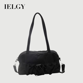 Ielgy Túi mây nách xếp ly dành cho nữ có khí chất đơn giản phiên bản Hàn Quốc một vai