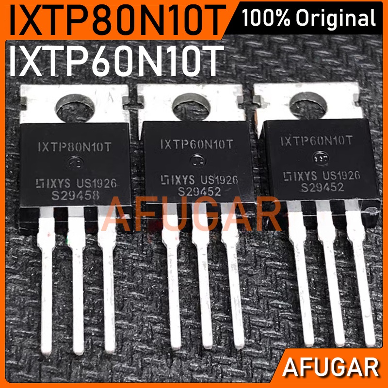 5 Chiếc IXTP80N10T IXTP60N10TTO-220 IXTP 80N10T 80N10 60N10T 60N10 TO220 N-Channel 60A / 80A 100V MO