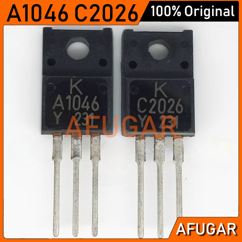 10 Chiếc 5 Chiếc A1046 C2026 TO220F KTC2026 KTA1046 2SC2026 2SA1046 TO-220F 3A / 60V Điện Transistor