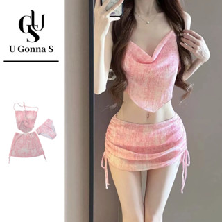 U Gonna S Đồ Bơi Nữ 3 Mảnh Đệm Bikini Bộ Cao Cấp Gợi Cảm Trang Phục Đi Biển Thời Trang Màu Hồng Quần Áo Dễ Thương Ootd Thiết Kế Mới 2025