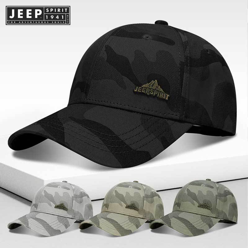 Jeep SPIRIT 1941 ESTD Mũ bốn mùa ngụy trang nam mũ bóng chày mũ che nắng