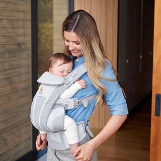 địu em bé Ergonomic Breeze Baby Carrier Túi đựng em bé Brezee mới bao gồm túi thắt lưng