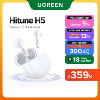 Ugreen Tai Nghe bluetooth 5.3 h5 4-mic Giảm Tiếng Ồn Pin Cao Cấp Phù Hợp Với huawei xiaomi iphone 15