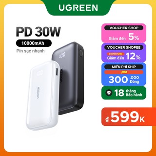  Pin Sạc Dự Phòng UGREEN PD 30W 10000mAh Cho iPhone 14 Pro Max Xiaomi Huawei 